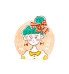 HIBANAによるかわいい女の子のスタンプ（個別スタンプ：7）