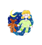 HIBANAによるかわいい女の子のスタンプ（個別スタンプ：8）