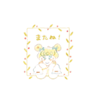 HIBANAによるかわいい女の子のスタンプ（個別スタンプ：10）