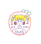 HIBANAによるかわいい女の子のスタンプ（個別スタンプ：12）