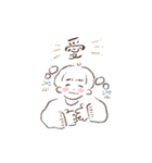 HIBANAによるかわいい女の子のスタンプ（個別スタンプ：16）