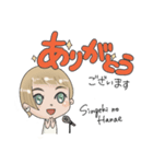 金髪ショートsingerの日常挨拶スタンプ☆（個別スタンプ：6）