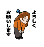 のり子スタンプ4（個別スタンプ：23）