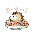 食べ物どうぶつスタンプ（個別スタンプ：20）