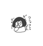 ボブ女が断る（個別スタンプ：4）
