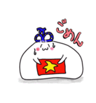 クラウンベトナムくん（個別スタンプ：4）