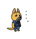 シェパードの警察犬（個別スタンプ：39）
