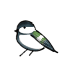 ぷりっぷり〜のその辺の野鳥（個別スタンプ：1）