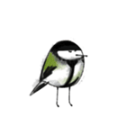 ぷりっぷり〜のその辺の野鳥（個別スタンプ：4）