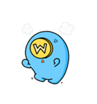 バブルモンスター Babo こんにちは初めて（個別スタンプ：4）