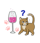 ワインと猫たち（個別スタンプ：11）
