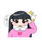 kawaiiGirlスタンプ（個別スタンプ：6）