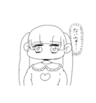 kawaiiGirlスタンプ（個別スタンプ：9）