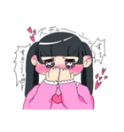 kawaiiGirlスタンプ（個別スタンプ：12）