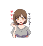 ママみJDと赤ちゃんJK（個別スタンプ：1）