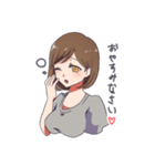ママみJDと赤ちゃんJK（個別スタンプ：24）