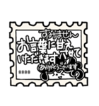 ぐりが一言で伝えたい！ 4【敬語・白黒】（個別スタンプ：8）