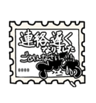 ぐりが一言で伝えたい！ 4【敬語・白黒】（個別スタンプ：16）