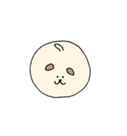 ぽんぽん犬。（個別スタンプ：1）