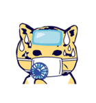 にゃんかぶの夏スタンプ♪（個別スタンプ：1）