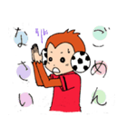 フットさるくん（個別スタンプ：3）