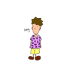 Pastel Color Boys（個別スタンプ：14）