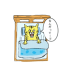 目覚め猫（個別スタンプ：3）