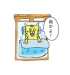 目覚め猫（個別スタンプ：4）