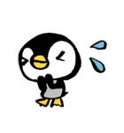 筆文字ペンギン（個別スタンプ：16）