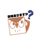 SQUARE OWL 交渉・商談用（個別スタンプ：2）