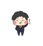 仲良しおっさん かわいい編（個別スタンプ：4）