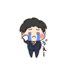 仲良しおっさん かわいい編（個別スタンプ：7）