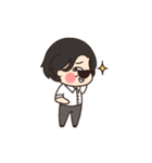 仲良しおっさん かわいい編（個別スタンプ：12）