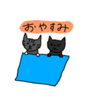 くつしたねこさんとくろねこさん（個別スタンプ：3）