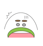しろいやつ 日常スタンプ（個別スタンプ：16）
