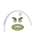 しろいやつ 日常スタンプ（個別スタンプ：18）