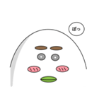 しろいやつ 日常スタンプ（個別スタンプ：21）