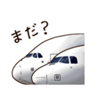 リアルな飛行機スタンプ（個別スタンプ：4）