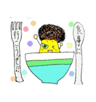 アフロプリン（個別スタンプ：3）
