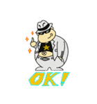 ロックンおやじ（個別スタンプ：4）