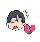 理系彼氏の日常（個別スタンプ：4）