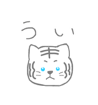 ゆるくて白い動物たち（個別スタンプ：3）