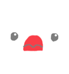 ゆるくて白い動物たち（個別スタンプ：12）