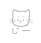 ゆるくて白い動物たち（個別スタンプ：15）