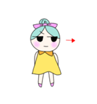 小さな女の子 ニコラ（個別スタンプ：7）