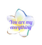 伝えたい愛の言葉 Love words with flower（個別スタンプ：3）