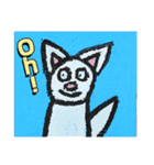 アートなアニマル【English】（個別スタンプ：32）