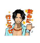 令和を生きてそうな3兄弟【ONE PIECE】（個別スタンプ：1）