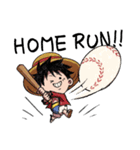 ONE PIECE ゆるふわBASEBALL ver.（個別スタンプ：1）