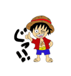 ONE PIECE メリメリー bb スタンプ（個別スタンプ：3）